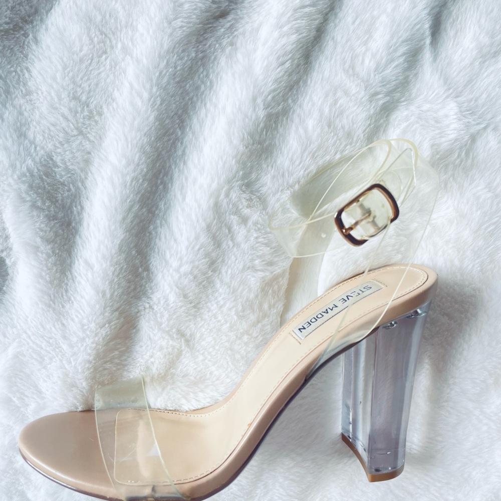 Steve Madden Clear Heels